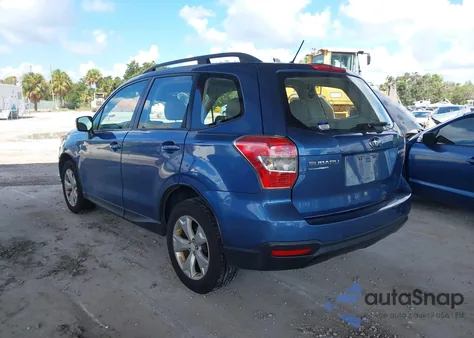 2015 Subaru Forester 2.5I z USA, uszkodzony, nr VIN JF2SJABC1FH462145